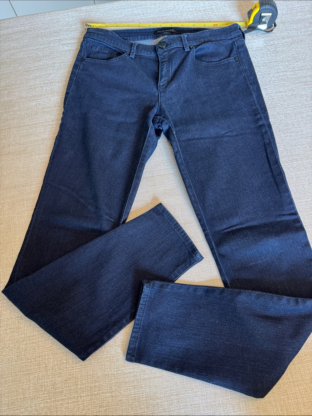 Elie Tahari - Dark Wash Low Rise Stretch Skinny Jeans/Size 4